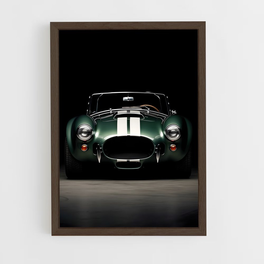 Poster Cobra Émeraude – affiche AC Cobra (vue 5)